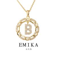 ราคา EMIKA 18k ชุบทองคำขาว A Z จี้ตัวอักษรสร้อยคอแฟชั่นเครื่องประดับผู้หญิงสร้อยคอตัวอักษร สไตล์เรียบง่ายสร้อยคอจี้ (22034883429)
