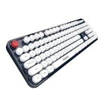 ราคา แป้นพิมพ์คอมพิวเตอร์แบบมีสาย mofii แป้นพิมพ์สไตล์ย้อนยุคพร้อมปุ่มกดกลม104ปุ่มคีย์บอร์ดเรืองแสงเงียบสำหรับแล็ปท็อป Windows แผ่นแบน (22157141916)