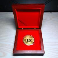 ราคา เหรียญทองเหลืองทำด้วยมือเหรียญ Bitcoin เหรียญ BTC เหรียญทองแดงบริสุทธิ์เหรียญที่ระลึกเหรียญทองแท้24K (21892482133)