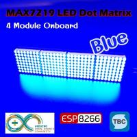 ราคา MAX7219 LED Dot Matrix 8x8 ขนาด 32mm x 32mm 4 ชุด ออนบอร์ด มี3 สีให้เลือก แดง เชียว น้ำเงิน (20345044687)
