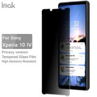 ราคา ฟิล์มกันเสือกสำหรับ Sony XPeria 10 IV XPeria 10 III สำหรับ Sony XPeria 1 IV XPeria 1 III Imak ความเป็นส่วนตัวฟิล์มกระจกนิรภัยป้องกันการแอบหน้าจอฟิล์มป้องกัน (21374729676)