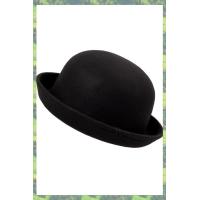 ราคา Black Women Vintage Cute Bowler Hat Cloche Fashion (22092918491)