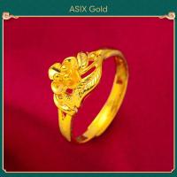 ราคา ASIX GOLD แหวนดอกไม้ผู้หญิงทอง 24K สัมผัสน้ำได้ ไม่ลอกไม่ดำ (15684368050)