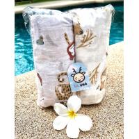 ราคา ผ้าอ้อมใยฝ้าย100 ห่อตัวผืนใหญ่ 120 120 ซม (22050590790)