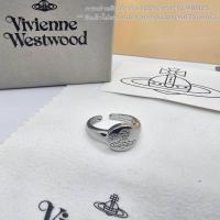 ราคา Vivienne Westwood Tilly Ring แหวนวิเวียน แบบปรับได้เอง งานสลักโลโก้ อะไหล่สีเงิน ชาย หญิง ใส่ได้ น่ารัก (21466499621)