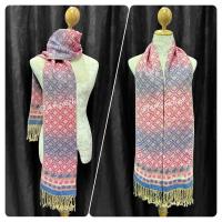 ราคา ผ้าคลุมไหล่ ผ้าพันคอผ้าไหมเทียมลายช้าง งานมาใหม่ (21434707803)