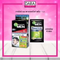 ราคา ถูกกว่าห้าง Garnier Men Power White Serum การ์นิเย่เมน พาวเวอร์ไวท์ เซรั่ม แบบซอง 7มล ยกกล่องของแท้ DARA (4211618487)
