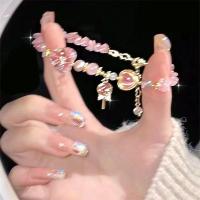 ราคา FINE TOO Lucky Crystal Beads Bracelet for Women Elegant Butterfly Moon Star Silver Bracelets Accessories Jewelry (21667787634)