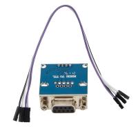 ราคา MAX3232 RS232 Serial Port To TTL Converter Module DB9 Connector W 4 Jump Cables (19678716473)