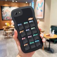 ราคา Liquid Silicon Solid Color Phone Case Compatible For IPhone 11 14 7Plus XR X 12 13 Pro Max 15PRO MAX 14 7 8 6s 6 Plus XS Max SE 2020 Cartoon cute bear Bubble milk tea 3D Wavy Edge Tpu Soft Cover (2143