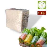 ราคา แผ่นแป้งเวียดนาม ขนาด 11x11ซม 1กิโล แผ่นแป้งทำปอเปี๊ยะสด สลัดโรล เมี่ยง (22127831263)