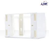 ราคา LINK US 2015WH กล่องพลาสติกติดผนังลอยของ LINK Plastic WALL BOX 2 X 4 ลึก 38 mm White (16387015636)