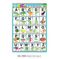 ราคา แผ่นความรู้พลาสติก ขนาด A4 แบบหัดอ่าน ก ฮ ABC animals แบบฝึกอ่าน A Z (14813416404)