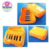ราคา กล่องสบู่ กล่องพลาสติก ใส่สบู่ในห้องน้ำ ราคาถูก สีเหลือง (16131373517)