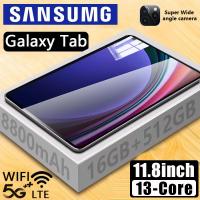 ราคา รับประกัน 1 ปี ใหม่ 100 SanSumg แท็บเล็ต 11 8 นิ้ว RAM16G ROM512G แท็บแล็ตของแท้ Android13 0 Tablet Wifi 4G 5G หน่วยประมวลผล 13 core หน้าจอ แท็บเล็ต Full HD 8800 mAh แทปแล็ตของแท้ แท็บเล็ตราคาถูก ส่ง 