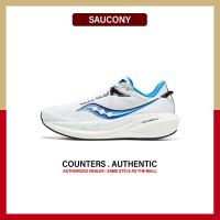 ราคา ใหม่และแท้ Saucony Triumph 21 White Blue รองเท้ากีฬา S10881 106 รับประกัน 1 ปี (22124159206)