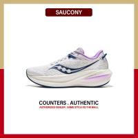ราคา ใหม่และแท้ Saucony Triumph 21 White Purple รองเท้ากีฬา S10881 31 รับประกัน 1 ปี (22124112518)