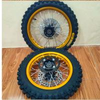 ราคา ล้อรถวิบาก msx ksrดุมสูตร ขอบล้อหลัง 14 นิ้วล้อหน้า 17 นิ้วพร้อมยาง รูเพลา 12 มิล ล้อรถวิบาก MSX KSR สามารถดัดแปลงใส่ได้ทุกรุ่น ขอบล้อมีสี ทอง ดำ เขียว น้ำเงิน (21969165011)