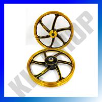 ราคา ล้อแม็ก KRYON 6 ก้าน HONDA WAVE110i 2009 2020 125i 2012 2022 ขายเป็นคู่ หน้าดิส4รู หลังดั้ม ขอบ 1 4 17 (21082995154)