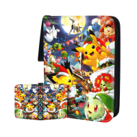 ราคา 900pcs New Pokemon Cartoons Games Collectible Cards Card Holders Charmander Eevee Album Books Binders Toys for Kids Gifts (21438085632)