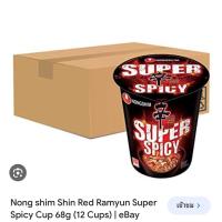 ราคา มาม่าเกาหลี Nongshim shin ramyun noodle cup ตระกูล shin ยกลัง x 12 pcs (21410890851)