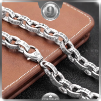 ราคา CHROME HEARTS สร้อยคอเกรดพรีเมี่ยม รายละเอียดสวย เส้นหนา เหมาะสำหรับผู้ชาย NS02 (21837703791)