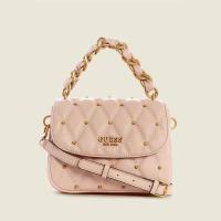 ราคา Guess กระเป๋าสะพายไหล่ กระเป๋าถือ แบบถัก ประดับเพชร แต่งสายโซ่ แฟชั่นสําหรับสตรี 2023 (19767659356)
