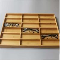 ราคา ถาดใส่แว่นตาไม้ไผ่ 10 ช่อง 18 ช่อง (21491666744)
