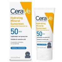 ราคา CeraVe 100 Mineral Sunscreen SPF 50 Face sunscreen With Zinc Oxide Titanium Dioxide (21569985362)