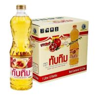 ราคา ทับทิม น้ำมันปาล์ม ยกลัง 12 ขวด 1 ลิตร (21894363406)