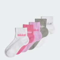 ราคา adidas ไลฟ์สไตล์ ถุงเท้าหุ้มข้อ Linear สำหรับเด็ก 5 คู่ เด็ก สีขาว IR8229 (21678024257)