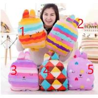 ราคา LILY TH12 หมอนผ้าห่ม ตุ๊กตาคราฟ มีเป้สะพาย ผ้าห่มขนาด 3 ฟุต ร้านจัดคละสี1ตัว มีเก็บเงินปลายทาง (21999321371)