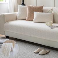 ราคา ผ้าคลุมโซฟาสไตล์เรียบง่าย กันน้ำ กันลื่นกันฝุ่น ผ้ารองโซฟาป้องกันฝุ่น กันแมวข่วนได้ (21731826976)