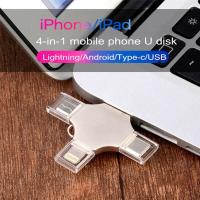 ราคา USB 4 In1แฟลชไดร์ฟ64GB 128GB 256GB 1TB 2TB สำหรับ Iphone Type C Android PC แฟลชไดร์ฟ USB ความเร็วสูง2TB 1TB 512GB 256GB 128GB 64GB OTG USB 3 0 TYPE C ไดร์ฟปากกา (20953545583)