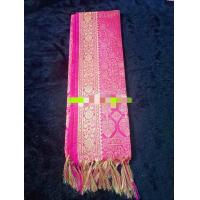 ราคา ผ้าคล้องคอ งานอินเดียผ้าเนื้อทอลายสวยงามจากอินเดีย ใส่กับชุดอินเดียชุดแขกหรือถวายองค์เทพ ถวายพระแม่กาลี พระแม่ลักษมี (20914067057)