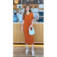 ราคา คลุมท้องอัดพลีทคอบัวน่ารักมากๆท้องไม่ท้องใส่ได้ (21358164493)