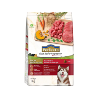 ราคา โปร 1 แถม 1 เฉพาะสูตรที่แจ้ง Perfecta อาหารเม็ดเกรดพรีเมี่ยม สำหรับสุนัข ขนาด 1 kg (18962597268)