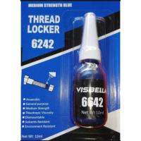 ราคา น้ำยาล็อคเกลียวน้ำยากันคลาย Thread Locker Medium Stremgth Blue 6642 สีน้ำเงิน 10ml (15872262082)