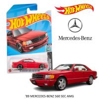 ราคา โมเดลรถเหล็ก Hot wheels 89 MERCEDES BENZ 560 SEC AMG ลิขสิทธิ์แท้100 EP3C1 (21375550642)