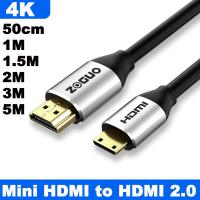 ราคา สาย High Speed Mini HDMI to HDMI 2 0 Cable 4K 60HZ 1080P 3D for Tablet Camcorder MP4 Camera Display 50cm 1m 1 5m 2m 3m 5m (21494206576)