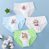 ราคา กางเกงในเด็กผช แพ็ค 4 ชิ้น กางเกงในเด็กเล็กสามเหลี่ยมผ้าฝ้ายชุดชั้นในเด็กโตเด็ก 2 ขวบ 3 ขวบ 10 12 ปีกางเกงขาสั้น (6308836873)