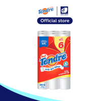 ราคา Tendre เทนเดอร์ กระดาษชำระม้วน ยาว15เมตร แพ็ค 24 ม้วนฟรี 6 ม้วน Bathroom Tissue (22023950165)