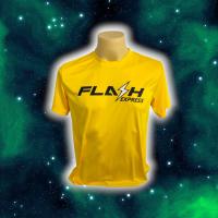 ราคา เสื้อยืดสกรีนลาย FLASH มี3สีขาว ดำ เหลือง ผ้าไมโครโพลีเอสเตอร์ ผ้าดีนุ่มลื่น แห้งไว ไม่อับชื้น (21963046074)