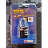 ราคา กุญแจรหัส กุญแจล็อคกระเป๋าเดินทาง SOLEX รุ่น TSA Travel Lock ของแท้ TSA 33 TSA 33W (4438616919)