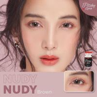 ราคา คอนแทคเลนส์ รุ่น Nudy สีเทา ตาล Gray Brown มีค่าสายตา 0 00 10 00 (21825824195)