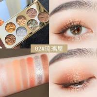 ราคา No 8067 Dazzling light Eye Shadow Hojo อายแชโดว์ 7 ช่อง เนื้อแมท เนื้อชิมเมอร์ สีสวย พาเลตอายแชโดว (12472192596)