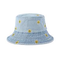 ราคา หมวกบักเก็ต ผ้ายีนส์ ปักยิ้ม มี 3 สี BUCKET (22051703754)