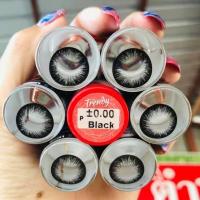 ราคา คอนแทคเลนส์ บิ๊กอาย รุ่น Trendy black สีดำ มีค่าสายตา 0 00 10 00 (21245924771)
