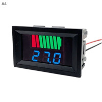 ราคา JIA เครื่องวัดระดับการชาร์จแบตเตอรี่รถยนต์12V 24V 36V 48V 60V เครื่องทดสอบความจุแบตเตอรี่ลิเธียมจอแสดงผลสีฟ้า (21835182691)