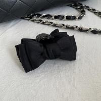 ราคา คลิปที่รัดผมกิ๊บติดผมผูกโบว์สีดำวินเทจแบบผูกโบว์สีดำ (19500065076)